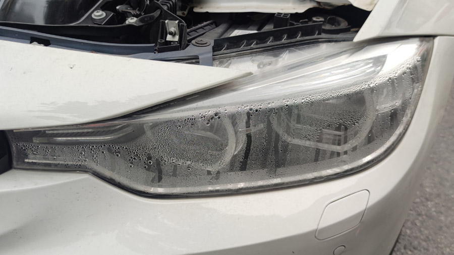 BMW headlamp water image