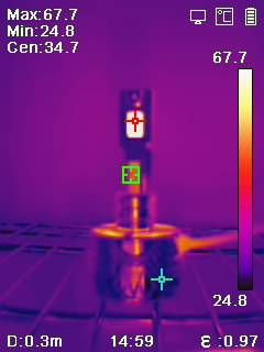 Thermal map D2S