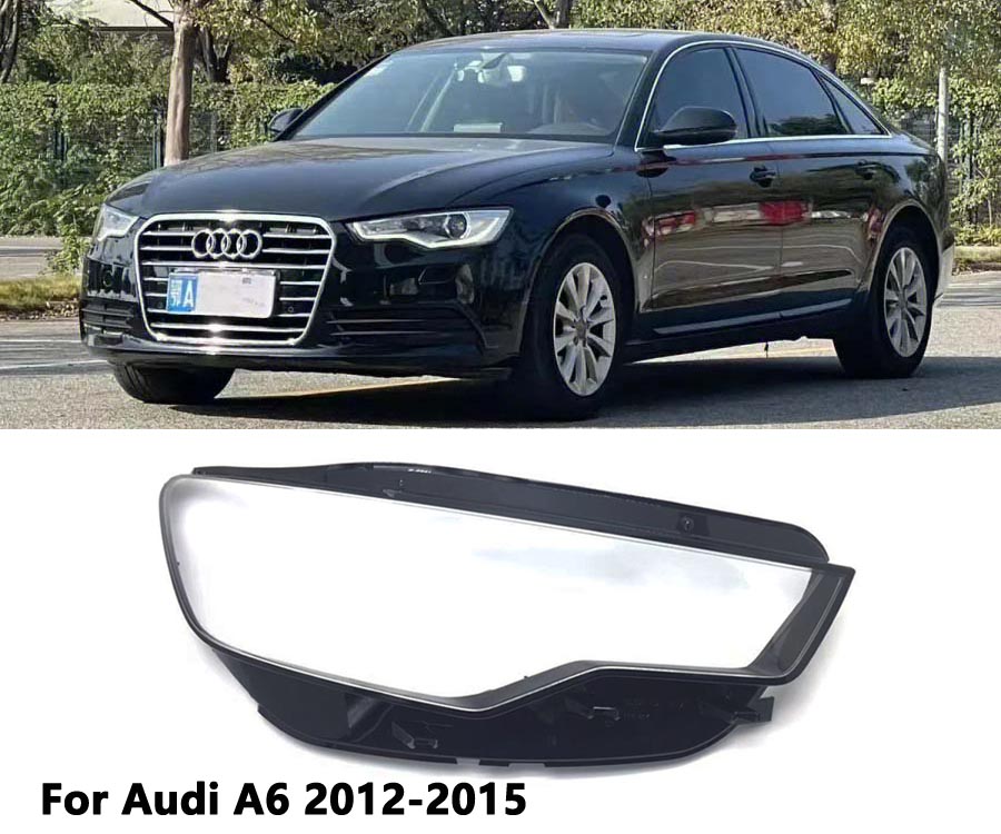 Audi A6 headlight lens cover